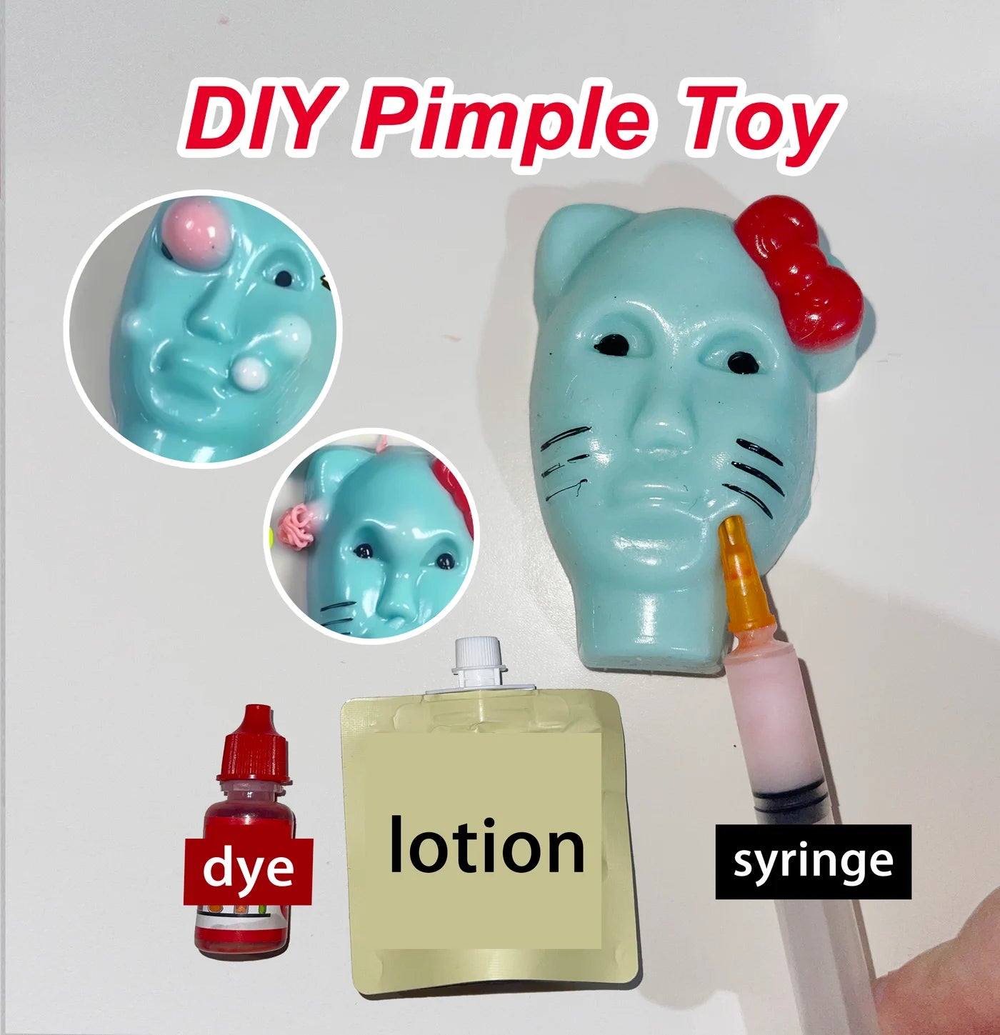 Stress Pop Cat – Oddly Satisfying Pimple Toy